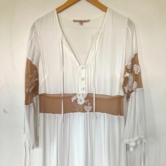 For Love and Lemons Eva Midi White Dress Small - Picture 12 of 15